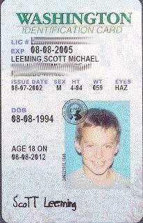 2002 WA I.D. CARD